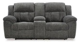 Frohn Graphite Reclining Loveseat 3740694 - Darseys Furniture & Mattress